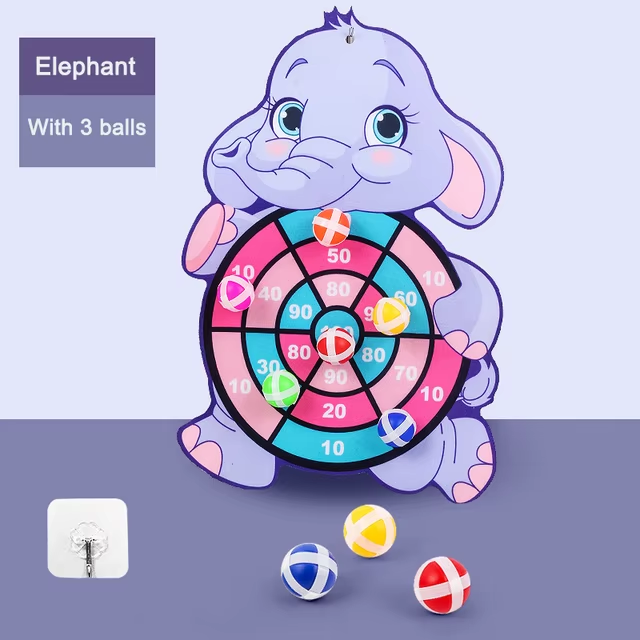 Juegos educativos de dardos para niños, juegos de fiesta para interiores y exteriores, dardos para niños con bolas adhesivas, juegos deportivos para niños