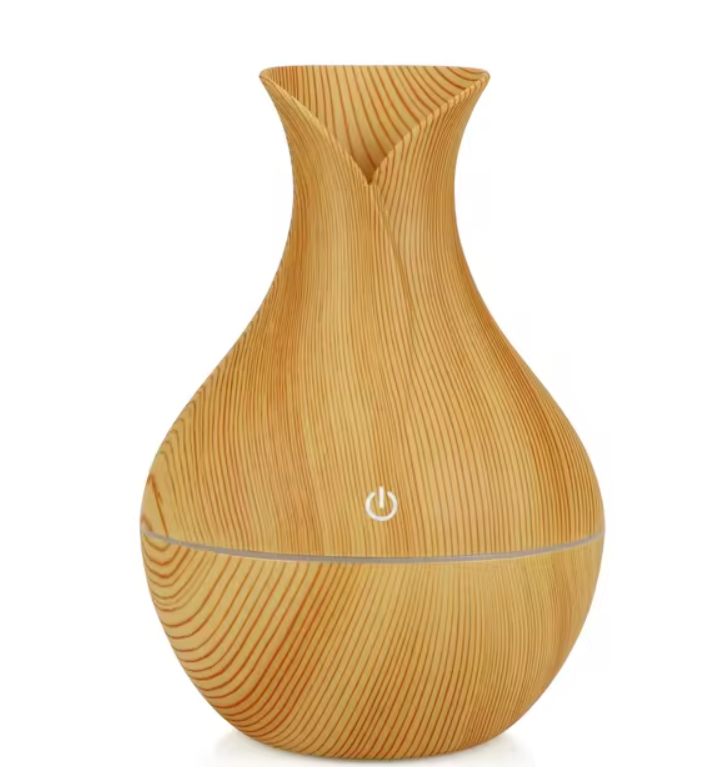 Humidificador de aire de 200 ml, difusor de aceites esenciales, USB, minihumidificador con luz colorida para casa, oficina y coche.
