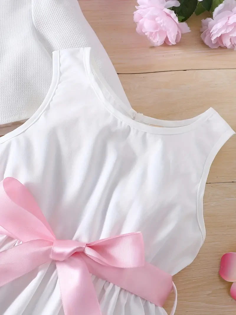 Adorable cárdigan de manga larga para niñas