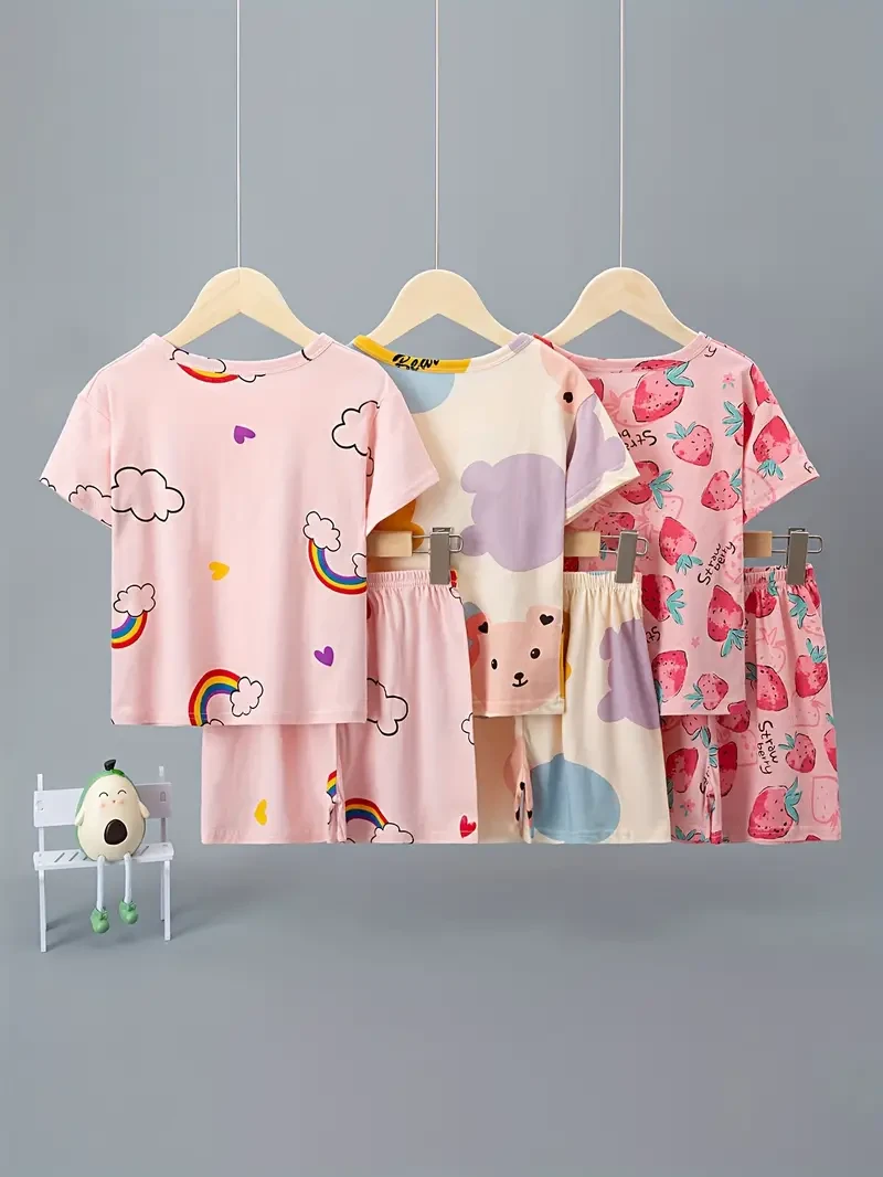 3 conjuntos de ropa interior adorables para niñas