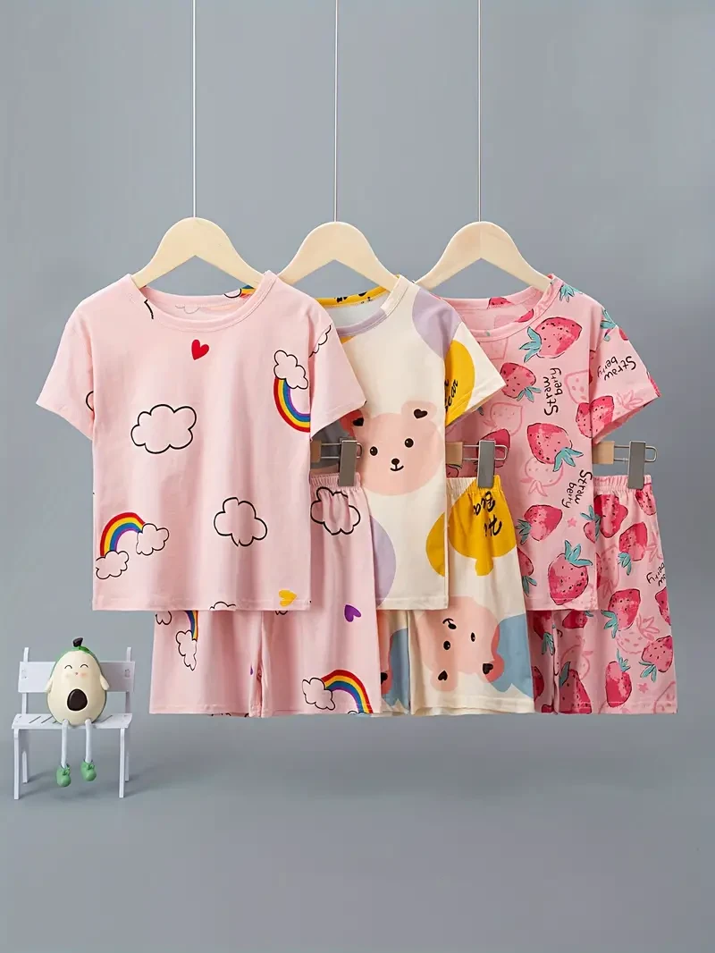 3 conjuntos de ropa interior adorables para niñas