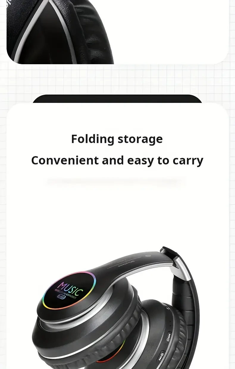 Auriculares estéreo inalámbricos: graves profundos,