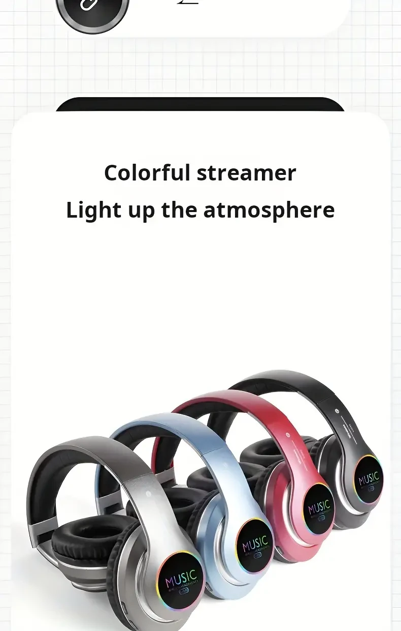 Auriculares estéreo inalámbricos: graves profundos,