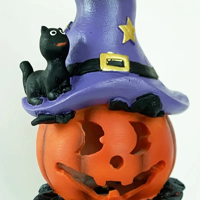 Ambiente creativo solar de Halloween al aire libre