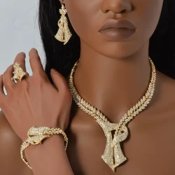 Elegante conjunto de joyas de estilo árabe