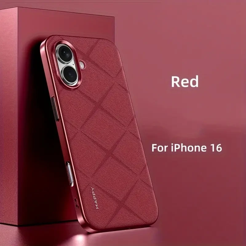 Funda para iPhone 16/16Pro/16ProMax, lujosa, retro, moderna