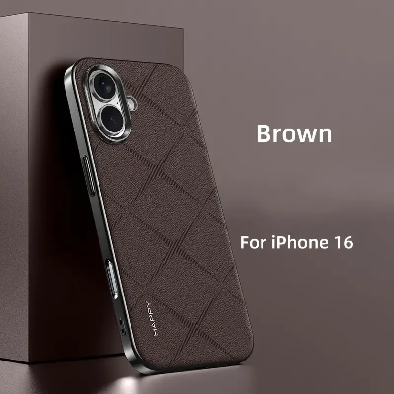 Funda para iPhone 16/16Pro/16ProMax, lujosa, retro, moderna