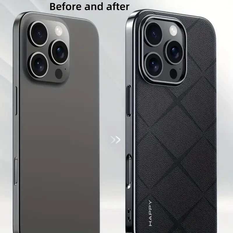 Funda para iPhone 16/16Pro/16ProMax, lujosa, retro, moderna