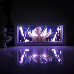 Caja de luz morada de Goku Super Saiyan