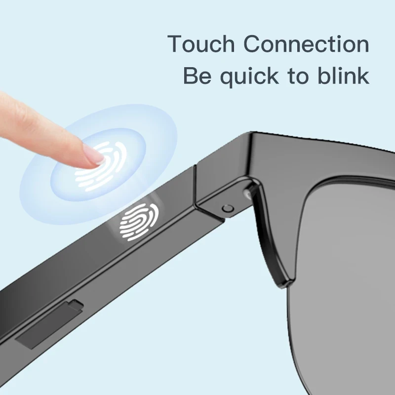 Gafas F06 Connected Bezel IP4 impermeables, inalámbricas, estéreo, Android, con auriculares Bluetooth, patinete eléctrico deportivo para hombre