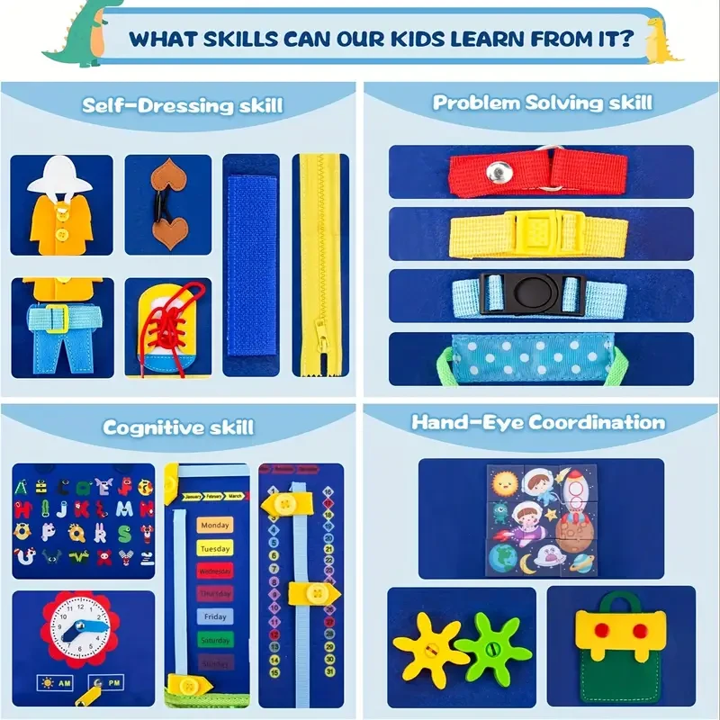 Tablero de práctica, libro de práctica educativo, para aprender números y letras, entrenar la motricidad fina, tablero sensorial, juguetes de viaje para Navidad y Halloween.