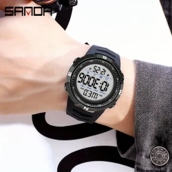 Reloj deportivo multifuncional Master: temporizador de cuenta regresiva impermeable, despertador con fecha y semana, cronómetro, regalo de cumpleaños y festividades para hombres.