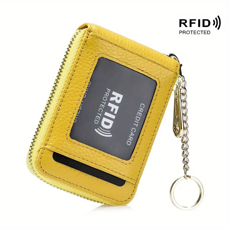 Cartera porta tarjetas con bloqueo RFID de primera calidad
