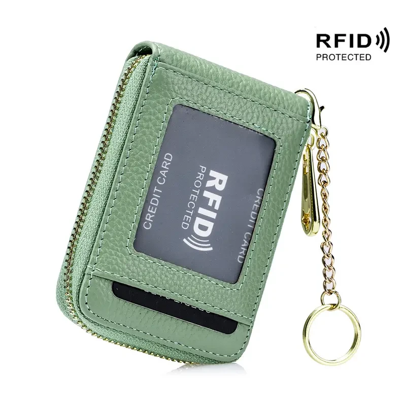 Cartera porta tarjetas con bloqueo RFID de primera calidad