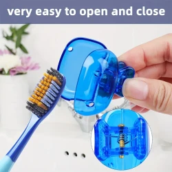Clip para guardar cepillos de dientes