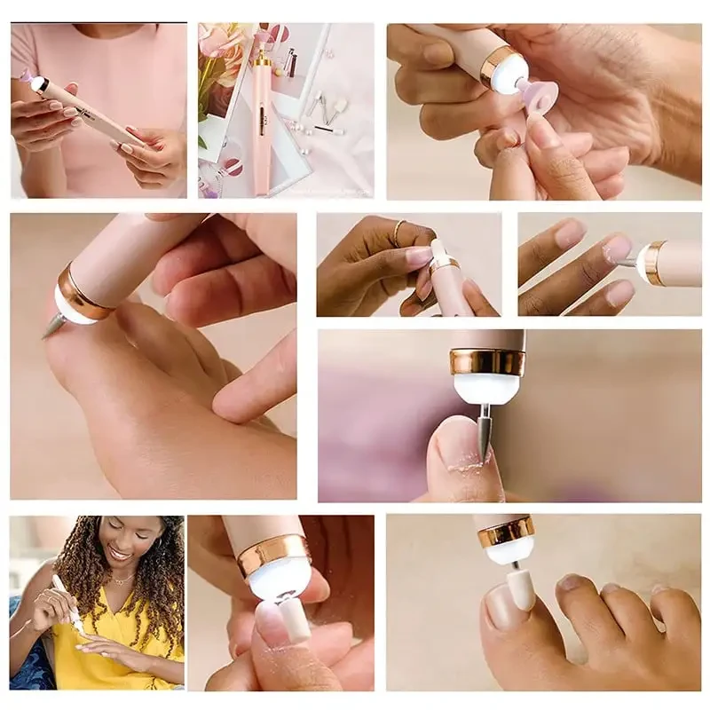 Juego de máquina de manicura eléctrica 5 en 1