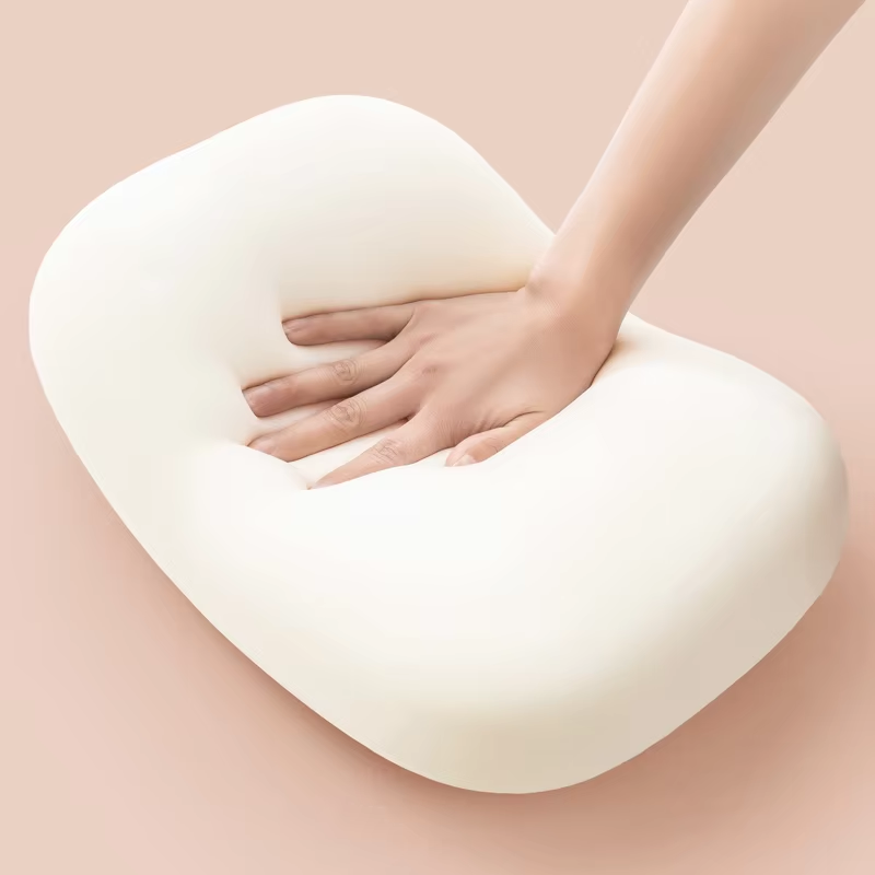 Almohada cervical de espuma viscoelástica multifunción, suave y de rebote lento, ideal para viajes, para dormir y masajes cervicales.