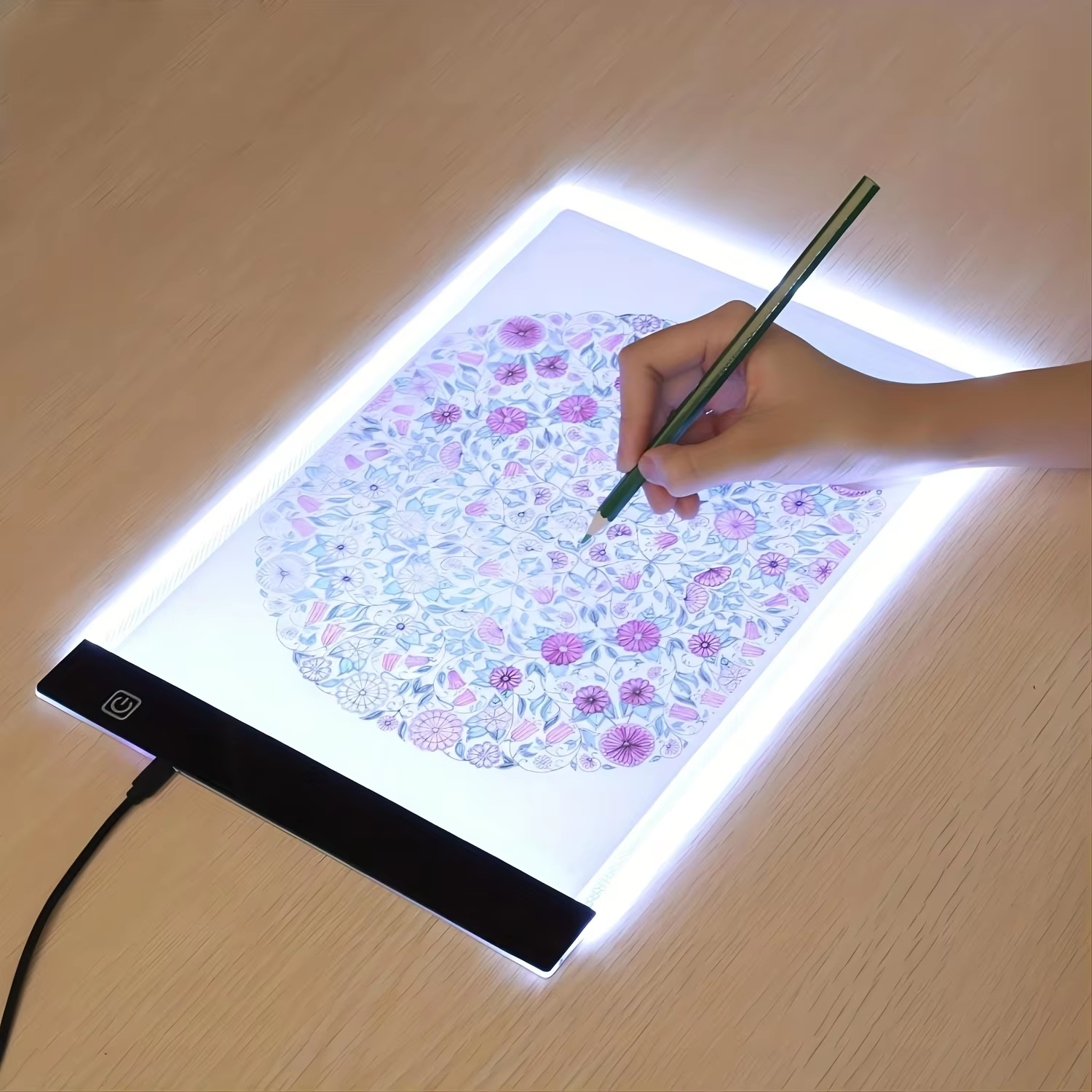 Tablero de dibujo con luz LED regulable, tamaño A3/A4/A5, juguete para niños, pintura, educativo, regalos creativos para niños.