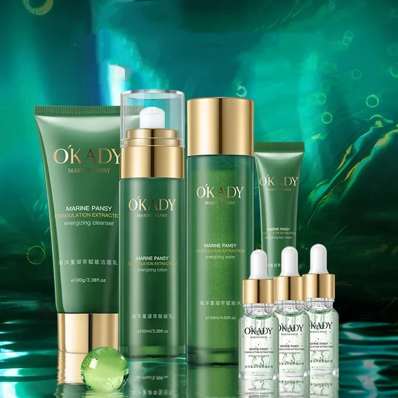 Set de productos para el cuidado de la piel vegetal Loción de agua hidratante