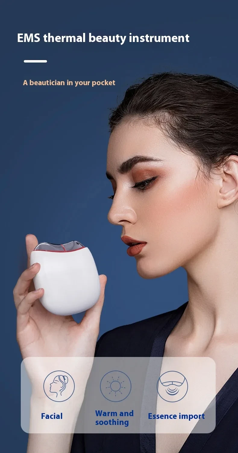 Instrumento terapéutico inductivo de belleza facial con luz roja LED