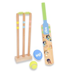 Juego de cricket de madera Bluey