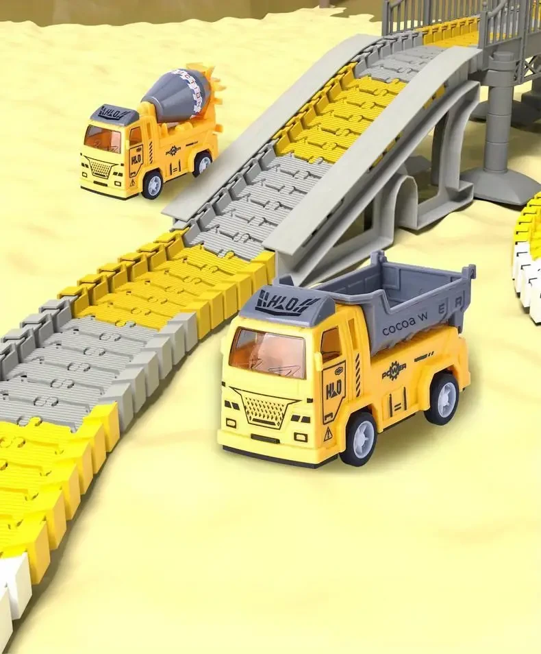 Coche de juguete eléctrico DIY, coche de ingeniería, coche de juguete educativo para niños, tren pequeño, regalo de Halloween y Navidad.