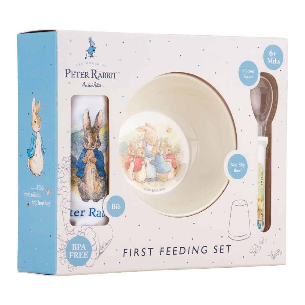 Primer set de alimentación de Peter Rabbit