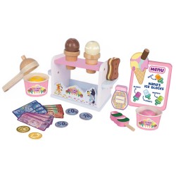 Puesto de helados de madera Bluey