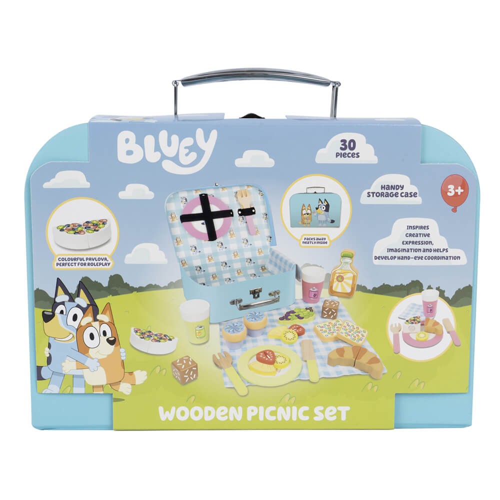 Juego de picnic de madera Bluey