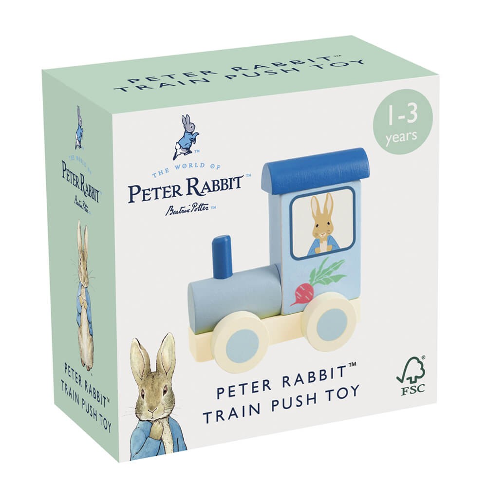 Juguete para empujar el tren de Peter Rabbit