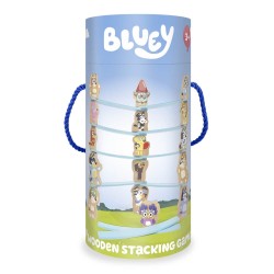 Juego de apilamiento de madera Bluey