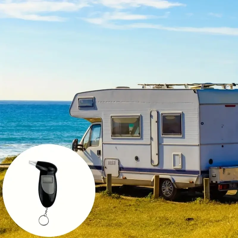 Alcoholímetro digital portátil - Medidor de alcoholemia sin batería