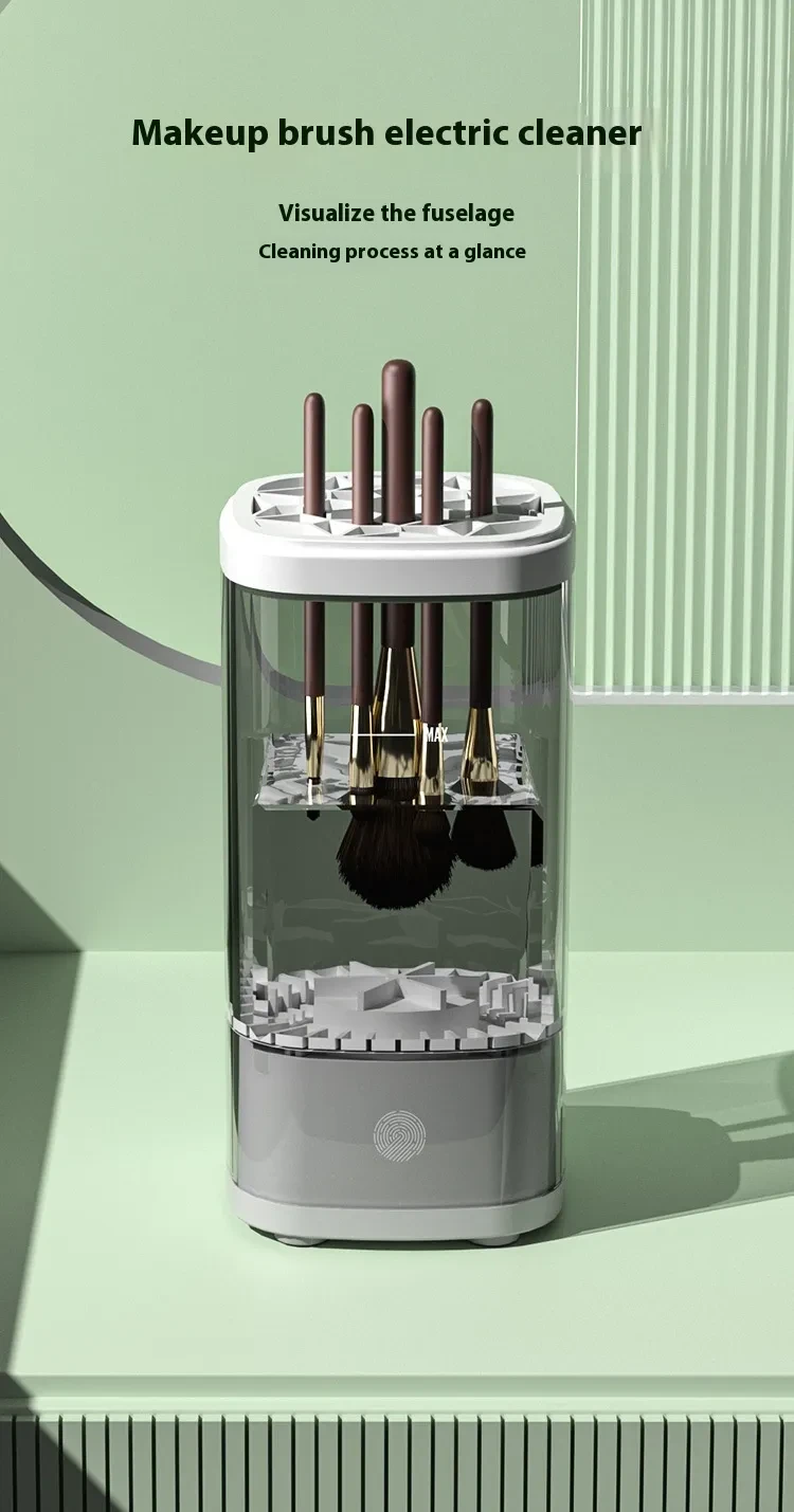 Dispositivo eléctrico de limpieza de brochas de maquillaje