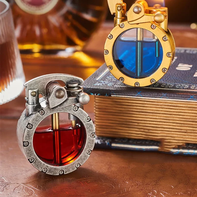 Encendedor de queroseno con brazo basculante de metal