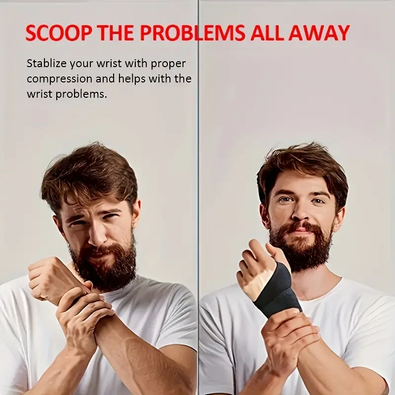 Soporte de férula con correa de muñeca ajustable