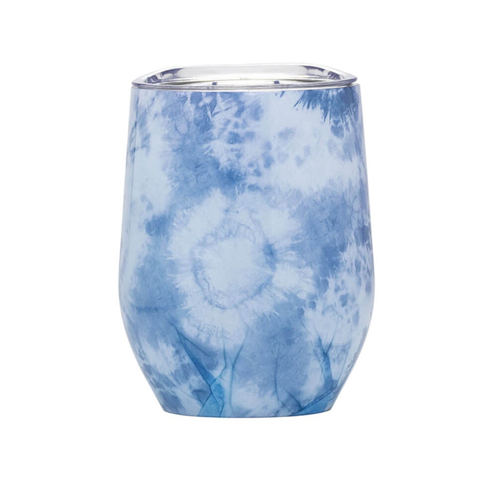 Vaso térmico de vino con efecto tie-dye "It's Cool To Be Kind" borroso
