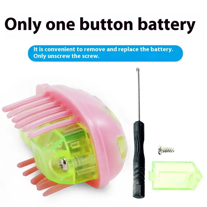 Cepillo de dientes eléctrico en miniatura con forma de gusano