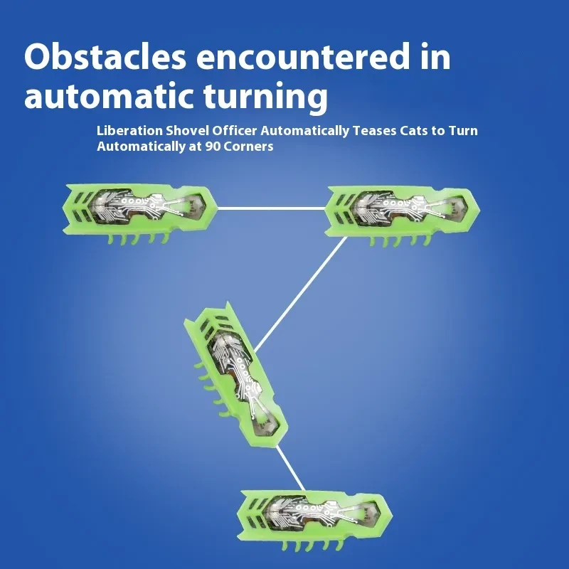 Cepillo de dientes eléctrico en miniatura con forma de gusano