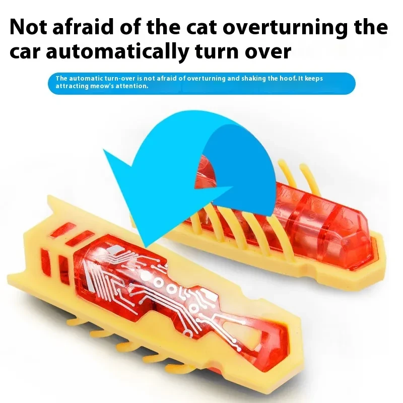 Cepillo de dientes eléctrico en miniatura con forma de gusano
