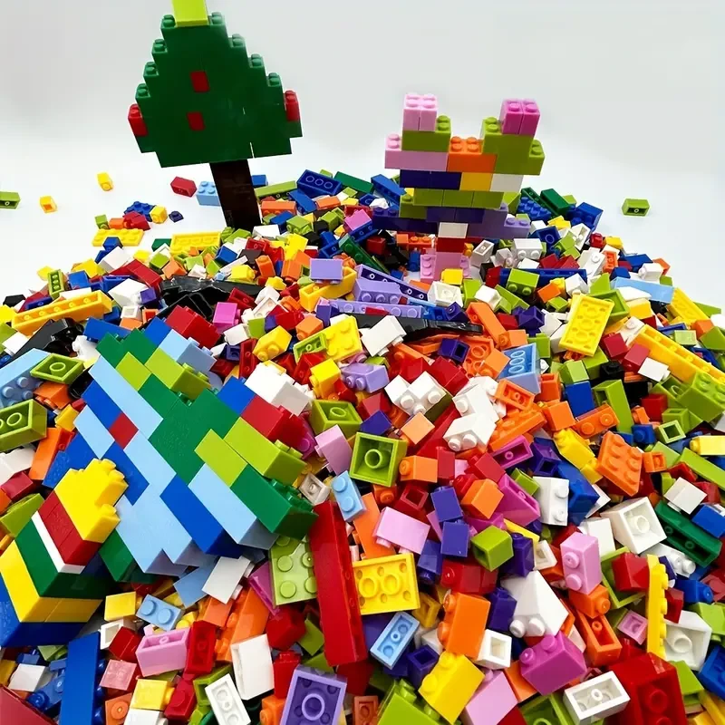 1000 piezas de bloques de construcción creativos clásicos, juguetes educativos y divertidos para armar, regalos de cumpleaños, Navidad y Halloween.