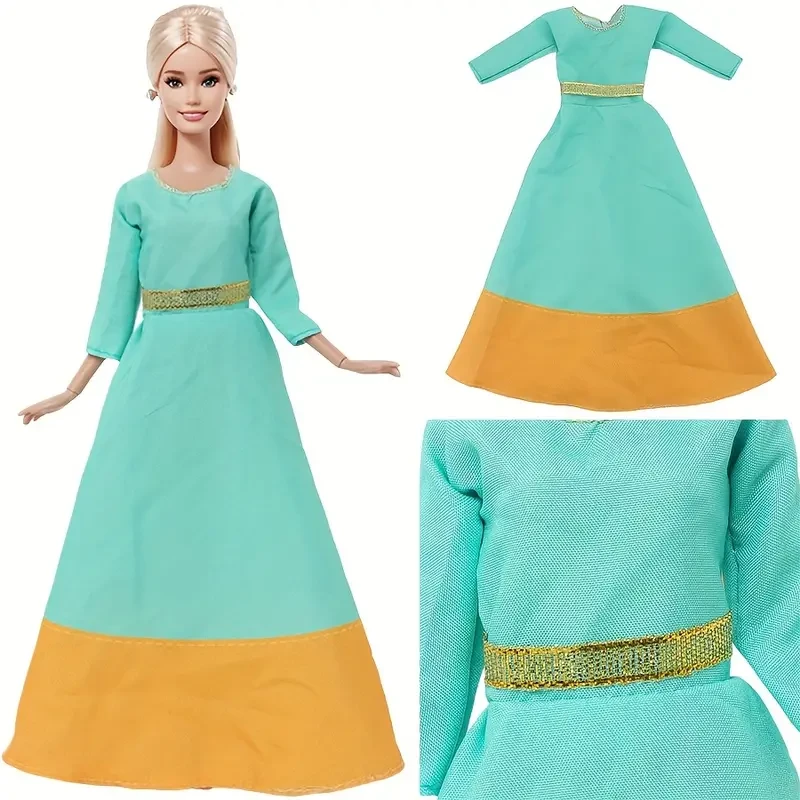 Disfraz de princesa de cuento de hadas para muñecas de 29,21 cm. Conjunto de 8 piezas de personajes de la película: bata, vestido, camiseta y pantalones. Regalo de cumpleaños perfecto para niñas (muñeca no incluida).