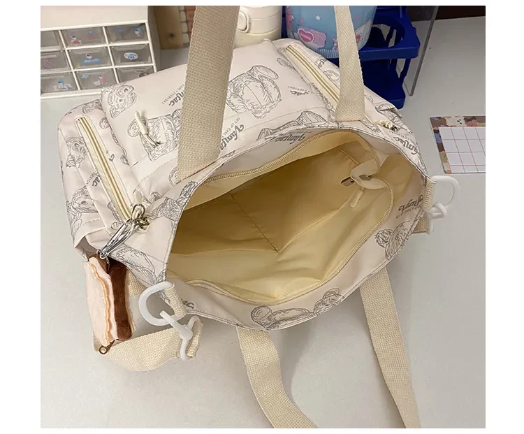 Bolso bandolera multibolsillos de gran capacidad