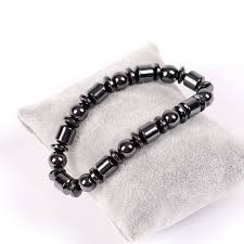 Pulsera de terapia magnética con piedra negra para bajar de peso