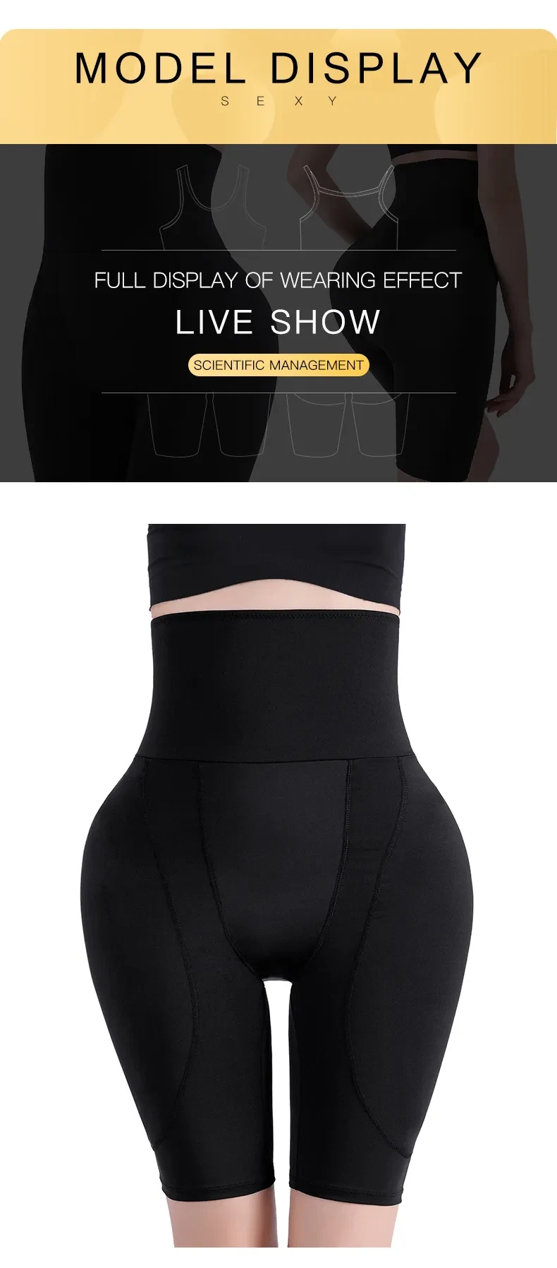 Ropa interior moldeadora de cintura alta quemagrasas, levanta glúteos, sin costuras, para mujer, bragas adelgazantes de cintura alta, control de abdomen, bragas moldeadoras de cuerpo para mujer