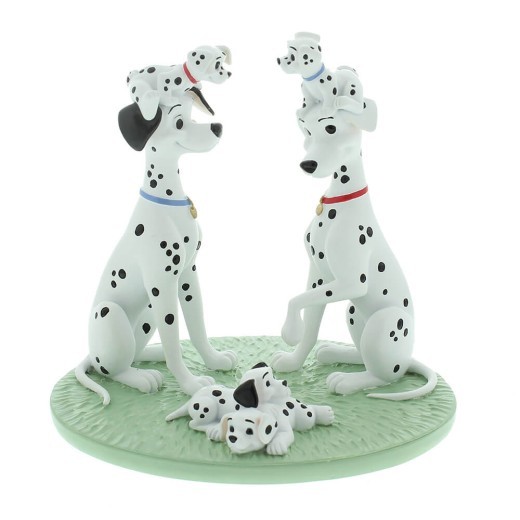 Figura de 101 Dálmatas "Una gran familia feliz"