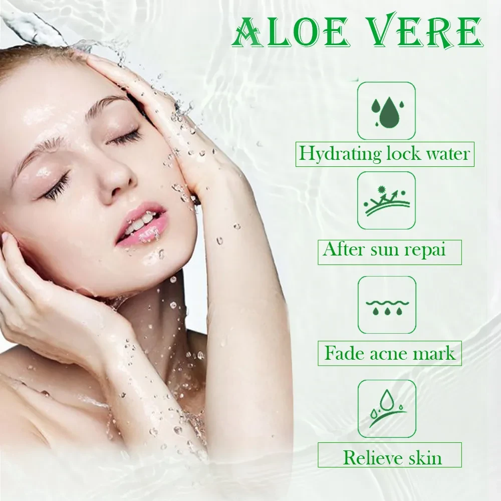 Crema hidratante de aloe vera para hidratar el rostro
