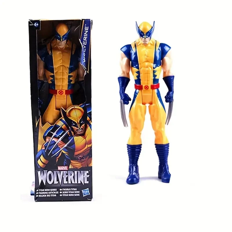 Figura de acción Ultimate Spider-Man - Marvel's Avengers - Material PVC - 30,48 cm de alto - Producto con licencia oficial - Incluye Spider-Man, Capitán América, Wolverine, Iron Man, Thor y Spider-Man