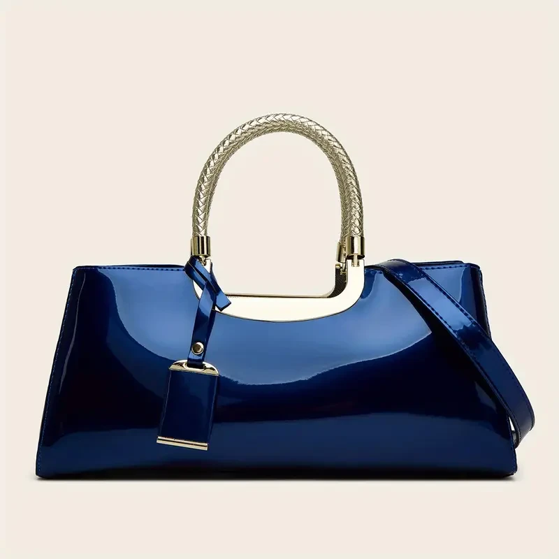Bolso de mano de charol de moda