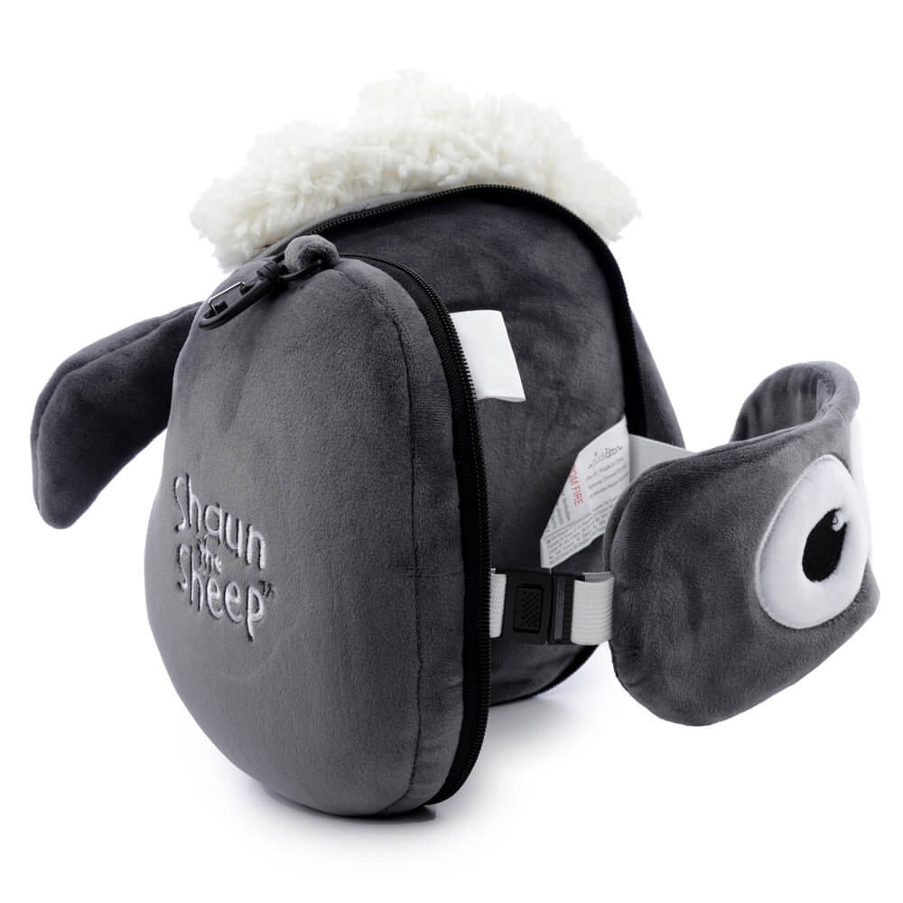 Relaxeazzz Shaum The Sheep - Juego de almohada de viaje y antifaz