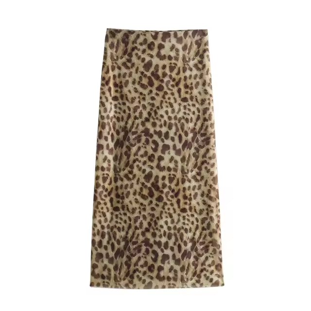 TRAF Top corto de tul con estampado de leopardo para mujer, top bandeau fruncido con hombros descubiertos, top de tubo sin mangas y espalda descubierta, tops sexys de verano 2024